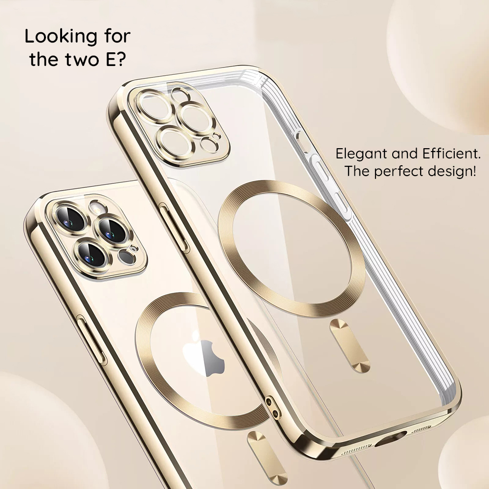 Luxury Crystal MagSafe tok Apple iPhone 16 - Piros