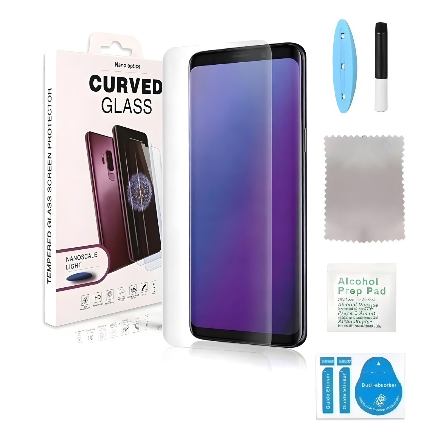 UV Védőüveg Samsung Galaxy S8 Plus telefonra - Átlátszó