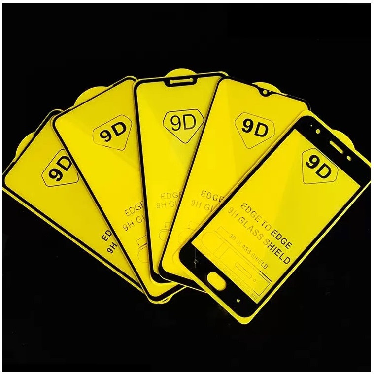 Fénix 9D védőüveg Oppo A36/A76/A96 telefonra - Fekete