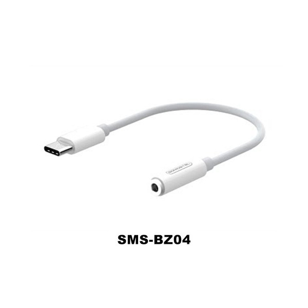 Audio jack 3.5mm - USB-C adapter - Fehér