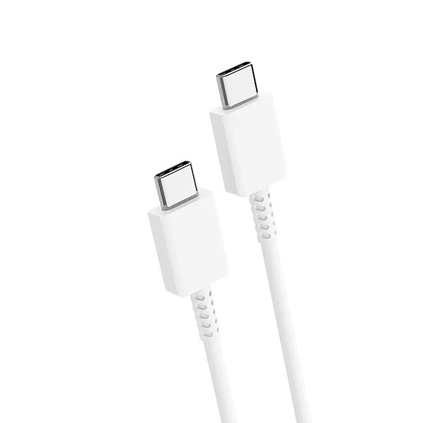 Denmen USB kábel USB-C - USB-C - 1m - Fehér