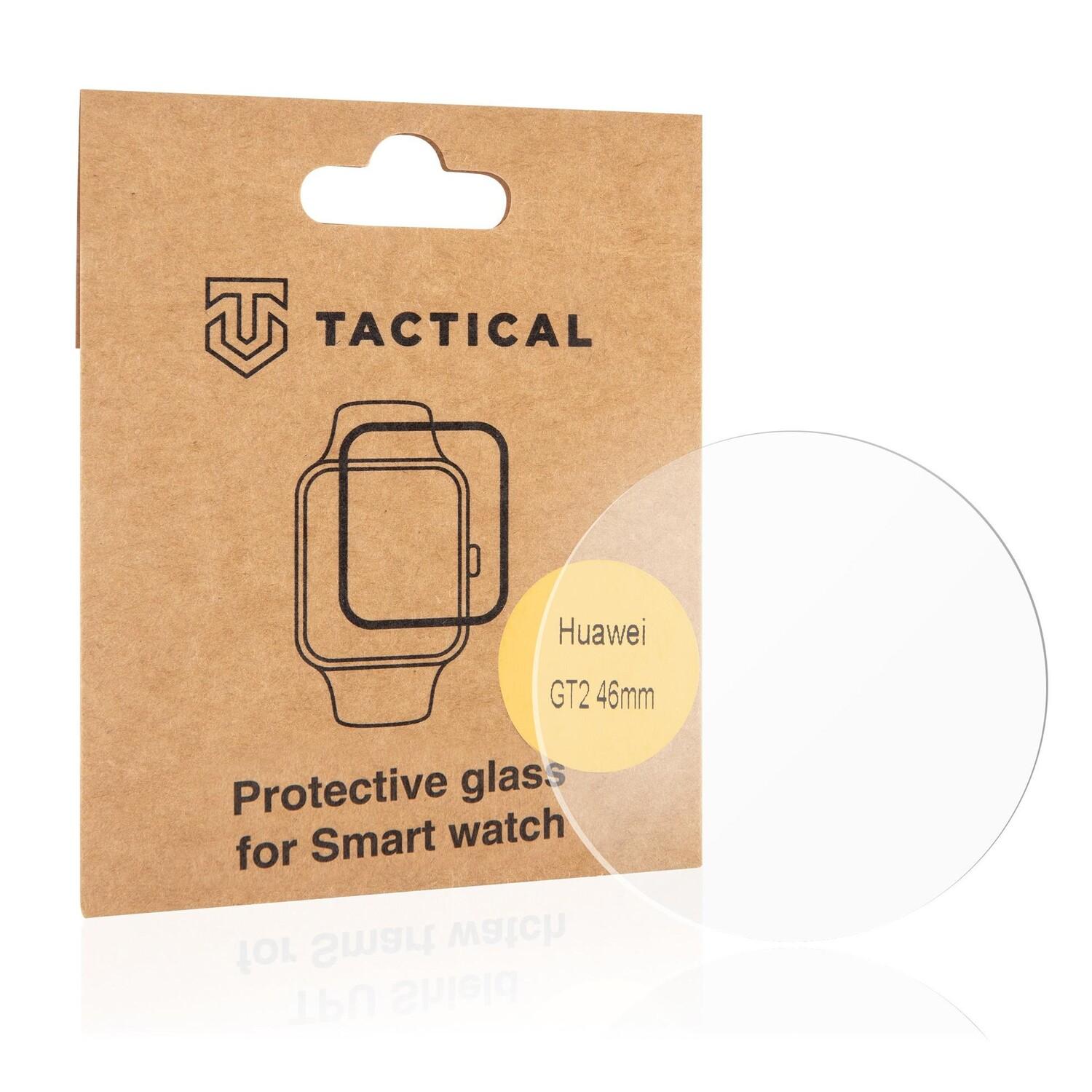 Tactical 2.5D Karóra/Védőüveg Huawei Watch GT2 46mm - Átlátszó