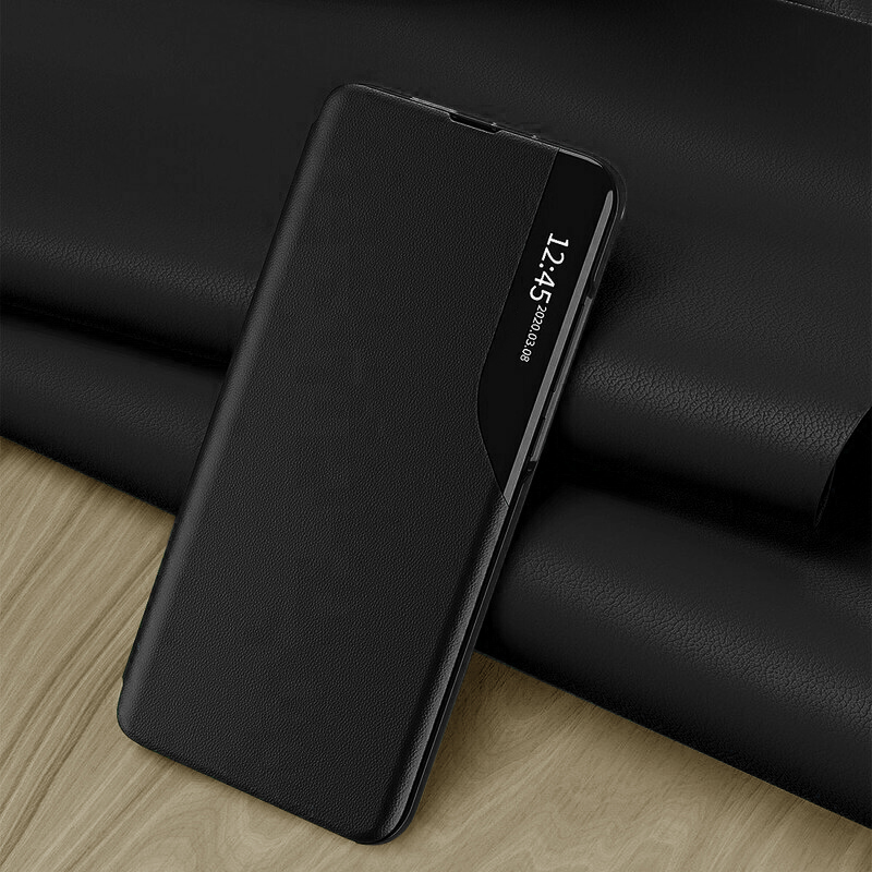 View Case elegáns könyvtok Xiaomi Redmi Note 13 telefonhoz - Piros