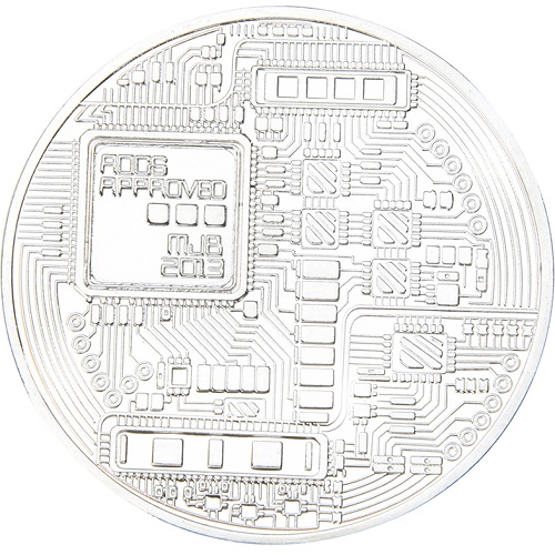Bitcoin Érme - Arany/Kék