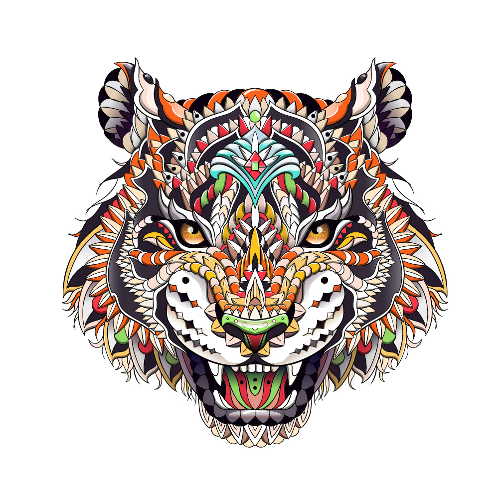 Fa puzzle - Color Tiger/L