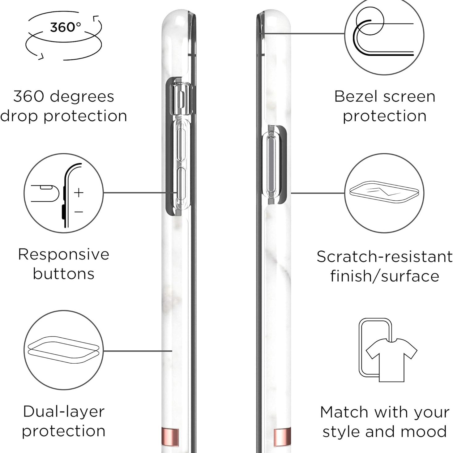 RF Védő Tok Apple iPhone 6 / 7 / 8 / SE - Zöld