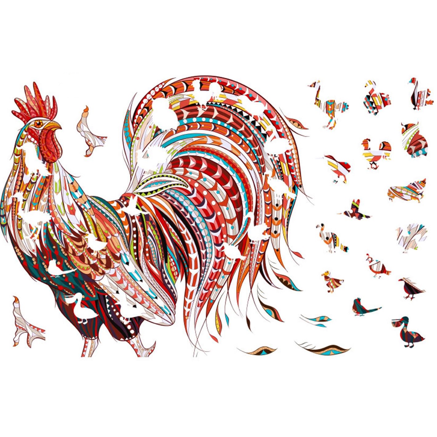 Fa puzzle - Rooster/M