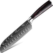 BL-38108 konyhakés - Santoku/Fekete/Barna