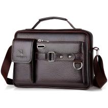 WEIXIER FL-35526 Férfi crossbody táska - Sötétbarna/Tip2